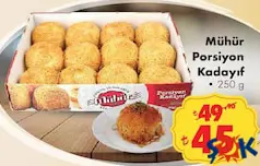 MÜHÜR PORSİYON KADAYIF 250 G MÜHÜR PORSİYON KADAYIF 250 G